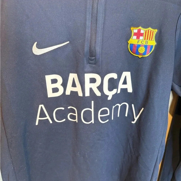 Nike Kids Barça Academy Navy Shirt - Picture 2 of 3